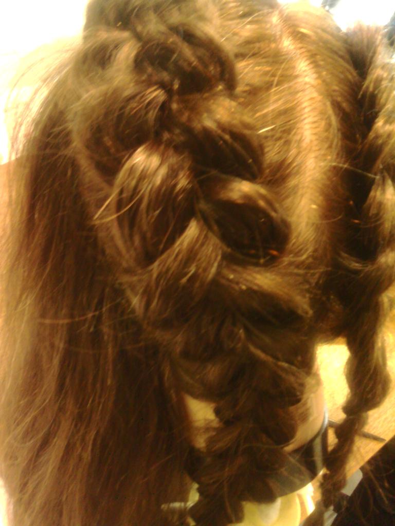 tresse moelleuse inversé